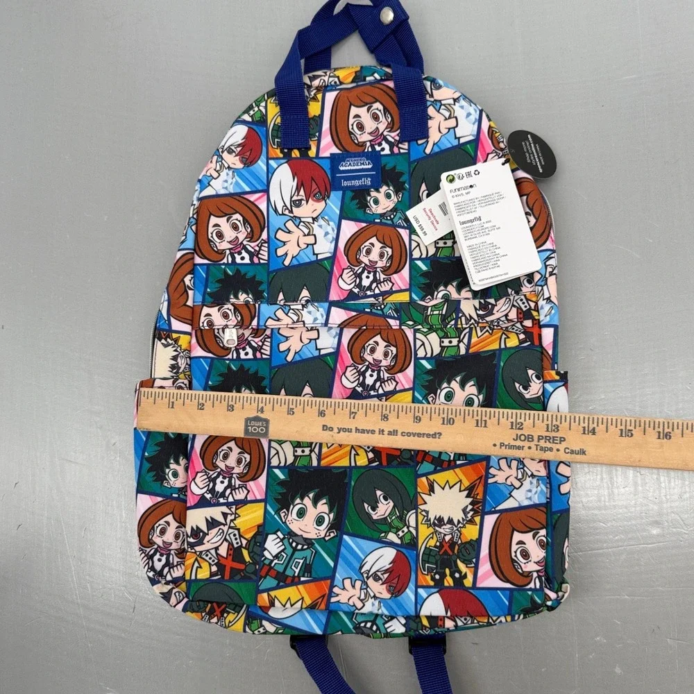Loungefly My Hero Academia Chibi Character Grid Backpack Spencer's Exclusive NWT